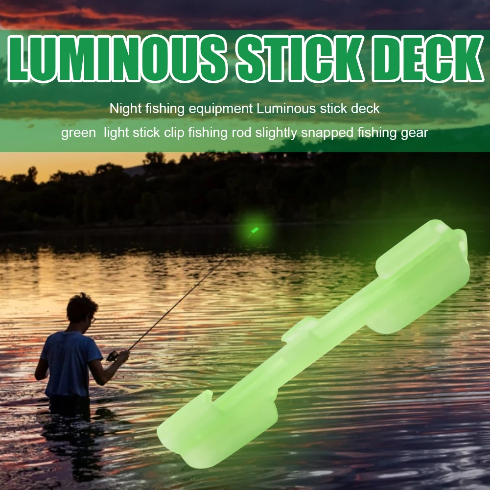 20x Fishing Lights Nights Fluorescent Glow Stick Lightstick Clips-on Rod 4si DZT 