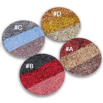 

Single 3 Color Eyeshadow Plate DIY Makeup Eye Shadow Blush Shiny Diamond Eye Shadow Color Gradient Eye Shadow Platte