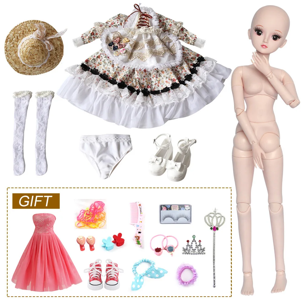 UCanaan 1/3 BJD кукла 60 см/23,6 ''Высота 19 шарнирные куклы(парик Обувь Одежда волосы глаза макияж) коллекция игрушек