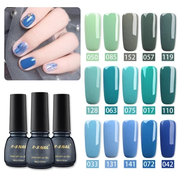 

RS NAIL 154 Colors Nail Gel Polish UV LED Color Gel Lacquer Nail Art Manicure a set of Gel Varnishes 5ml (2)