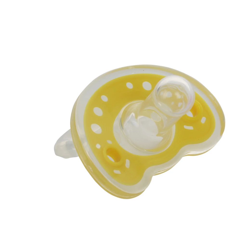 Соска для новорожденных плоская/круглая головка мягкий, для новорожденных Силиконовая пустышка Плоская Круглая головка пустышка принадлежности для кормления
