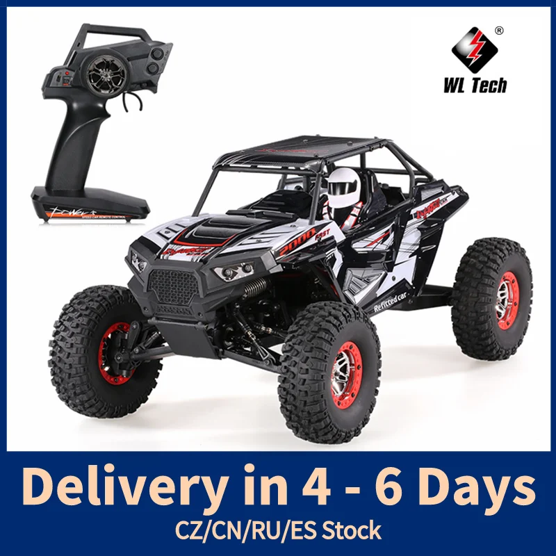 WLtoys 10428 B2 1/10 Радиоуправляемый автомобиль 2 4G 4WD 50 км/ч гусеничный Внедорожник Багги