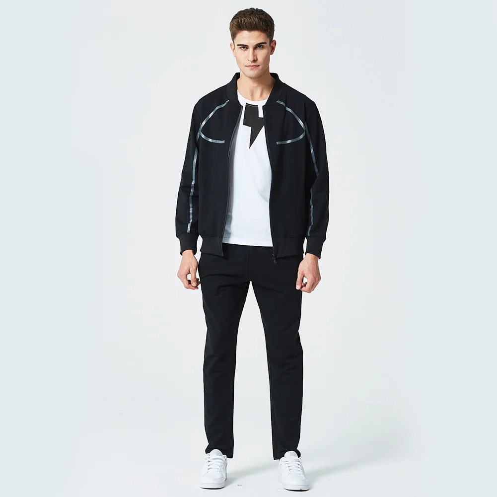 

Spring And Summer New Style MEN'S Casual Suit Large Size Baseball Uniform Outdoor Sports Set Hoodie