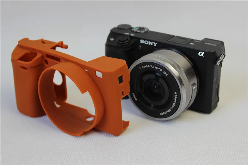 Сумка для камеры sony A6300/A6400 Мягкий силиконовый чехол для камеры защитный чехол