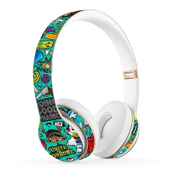 

For Beats Solo 2 3 Wireless Headphone Sticker Protective Wrap Cover Vinyl Decal Skin for Beats Solo 2 3 Bluetooth Headphone