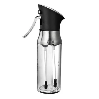 

2 in 1 Olive Oil Sprayer Food-Grade Acrylic Spray Bottle Misters Vinegar Dispenser for BBQ Kitchen Seasoning Tools 200Ml