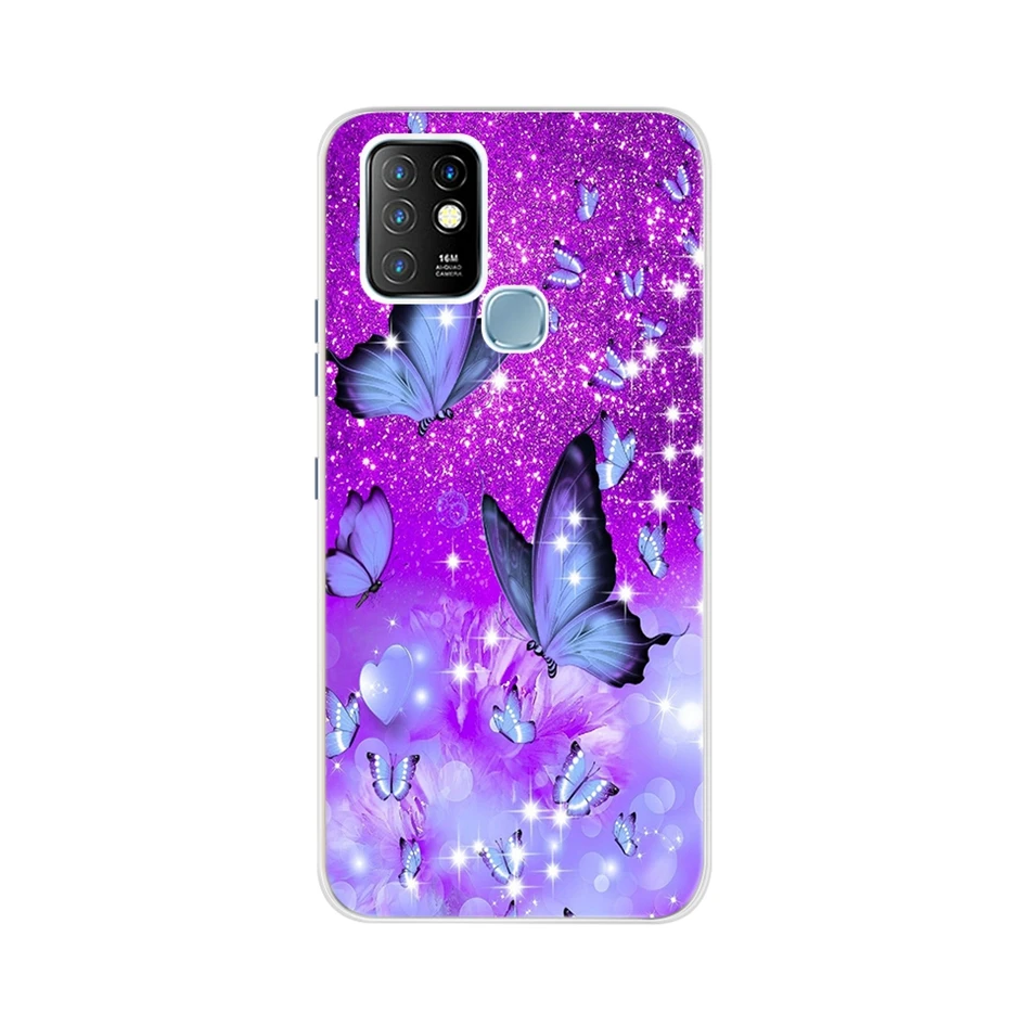 Soft Silicone Phone Back Cover for Infinix Hot 10 Series