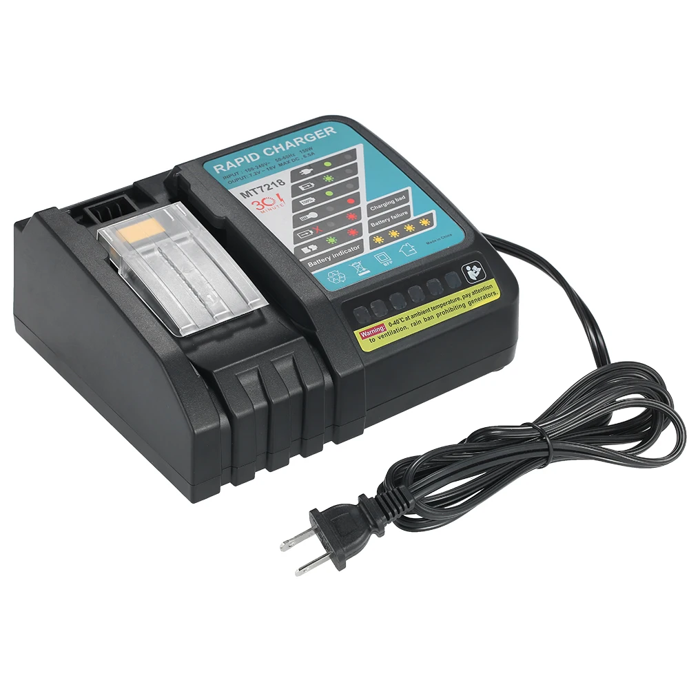 

Rapid Charger Replacement Power Tools Lithium-ion Charger 14.4V-18V For Makita Power Tool Battery DC18RA DC18RC