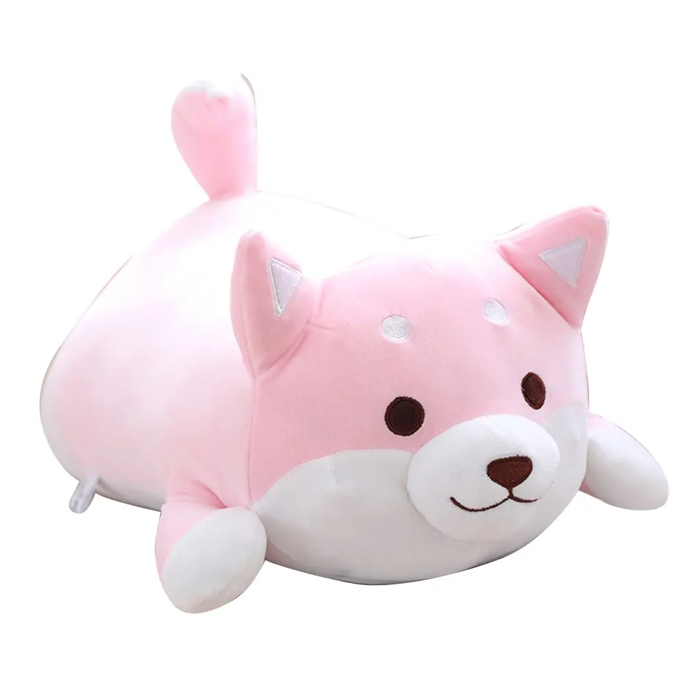 40 см милые толстые Шиба ину собаки плюшевые игрушки мягкие Kawaii животных мультфильм Подушка прекрасный подарок для детей детские мягкие плюшевые