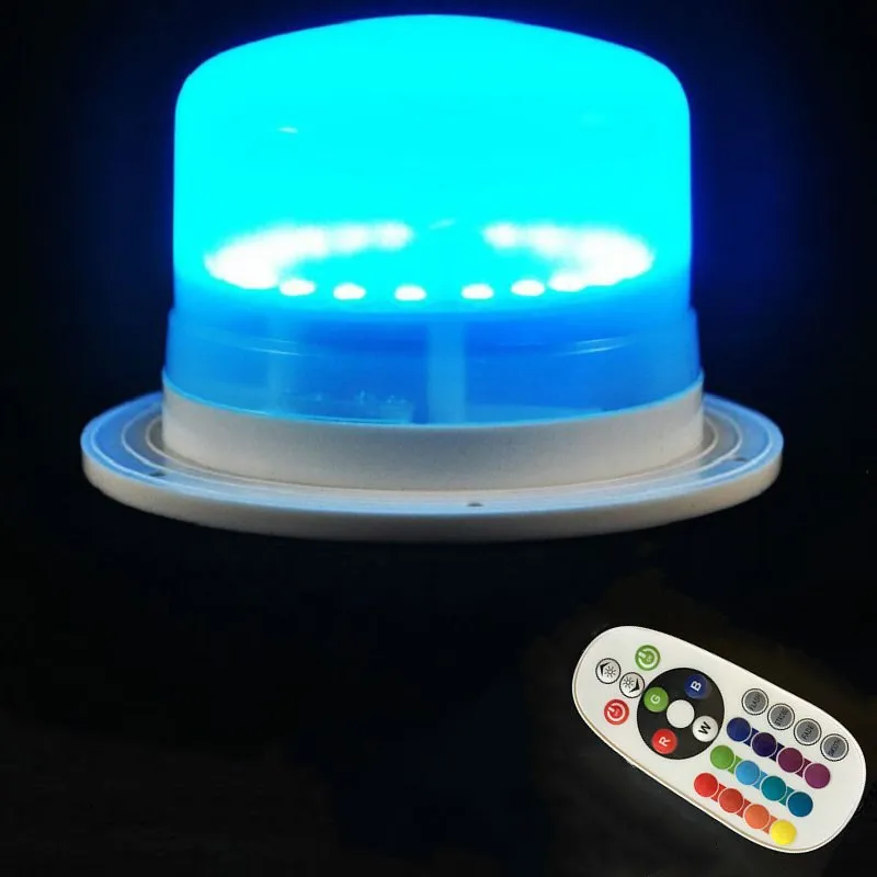 

Remote controlled Rechargeable RGBW Light base waterproof 5050SMD LED module Hanging 16 Colors Furniture mood Light Under Table