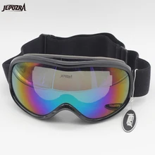 JEPOZRA Winter Windproof Skiing Glasses Goggles Outdoor Sports cs Glasses Ski Goggles UV400 Dustproof Moto Cycling Sunglasses