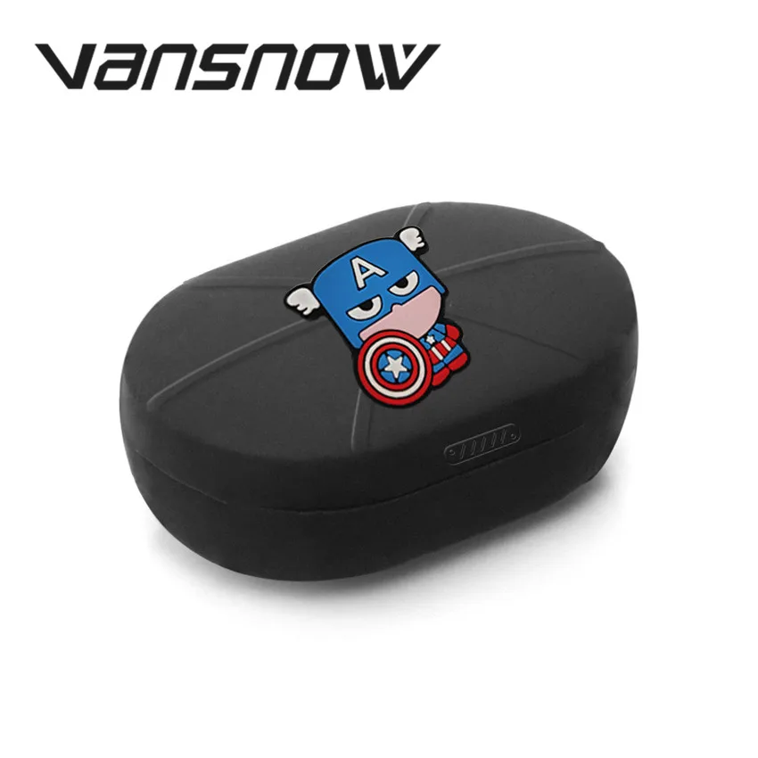 Type-22 Защитный чехол с рисунком героя, чехол для наушников для Redmi Airdots, чехол Global TWS, версия для Xiaomi, аксессуары, чехол для зарядки - Цвет: Type-22