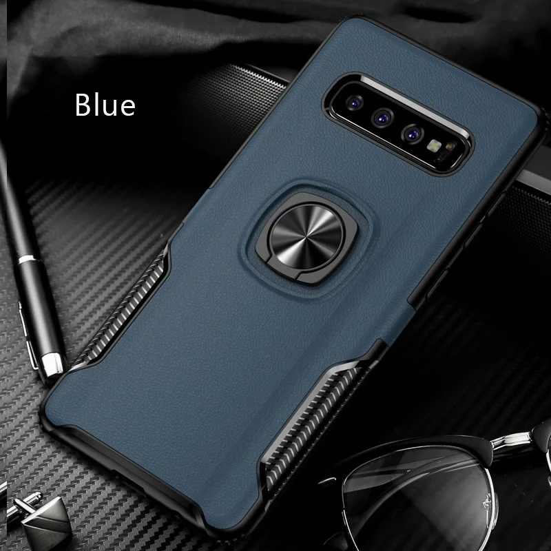 

Phone Case For iPhone 6/6s/Plus 7/8 Plus XR X XS Cases Magnetic Finger Ring Holder Bumper Protection Back Case Cover Phone Case