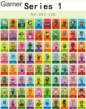 

100Pcs Series 1 2 3 4 Animal Crossing Mini Card New Horizons Ankha Freya Kid Cat Villager Card NFC Game Cards NS Switch WiiU 3DS