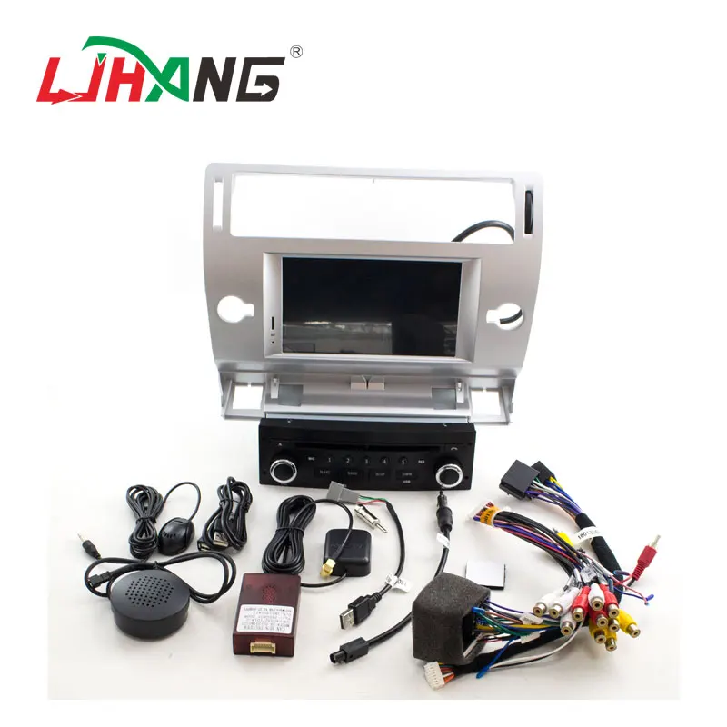Clearance LJHANG Android 9.0 Car Radio DVD Player For Citroen C4 Quatre Triumph 2004-2012 Multimedia Auto Stereo GPS WIFI IPS 8 Core USB 3