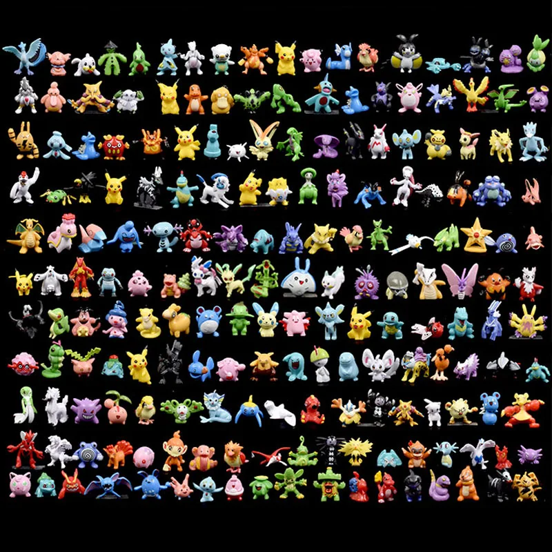 144 различных стилей 24 шт./пакет горячей игрушки Аниме pokemones ...