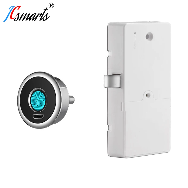 

Easy DIY 2019 Full Automatic Semiconductor Keyless Fingerprint Lock Cabinet Drawer Security locker Lock With Biometric Reader