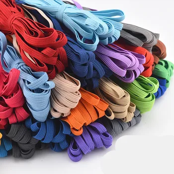 

10Yard 7MM Colorful Elastic Band High Elastic Line Flat Rubber Trim Band Wasit Band Sewing Rope For Garment Clothing Accessories