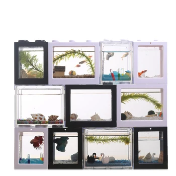 7-Color Mini Betta Fish Tank 1