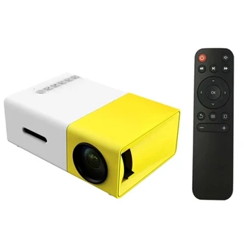 

YG300 Mini Portable Led Projector 1080P Native Resolution 320 * 240 Pixels / Brightness 400 Lumens Supporting a Variety of Video