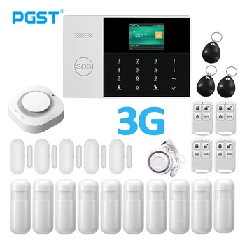 

PGST 3G WIFI GPRS Wireless Home Security Alarm System & Burglar Home Alarm with Android ISO Signaling for Residential Alarm