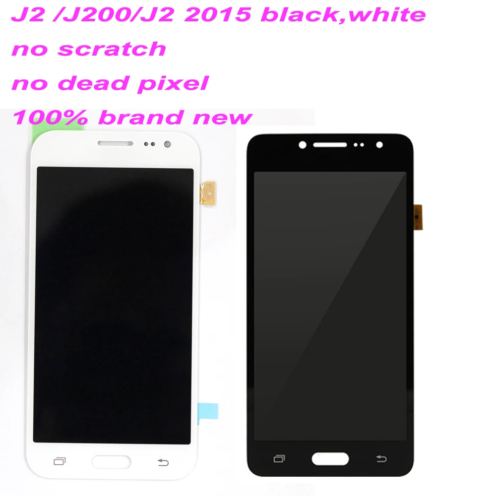 Для samsung Galaxy J2 J200F J200M J200H J200Y ЖК-дисплей дигитайзер сенсорный экран сборка для samsung j2 j200 ЖК-запчасти