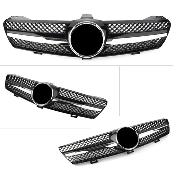 

Car Front Bumper Grille Upper Mesh Grill For Mercedes Benz W219 CLS500 SLS600 CLS Class C219 2004 2005 2006 2007 Chrome Black