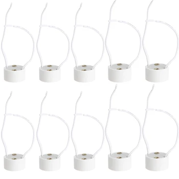 

GU10 Socket LED Bulb Halogen Lamp Holder Base Ceramic Wire Connector Q0KF