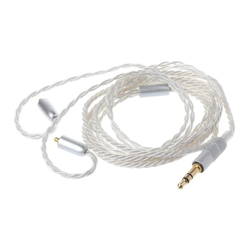 4 Twist Headphone Cable Single Crystal Plated Wire Cord Diy for Shure Se215 Se315 Se425 Se535 Se846