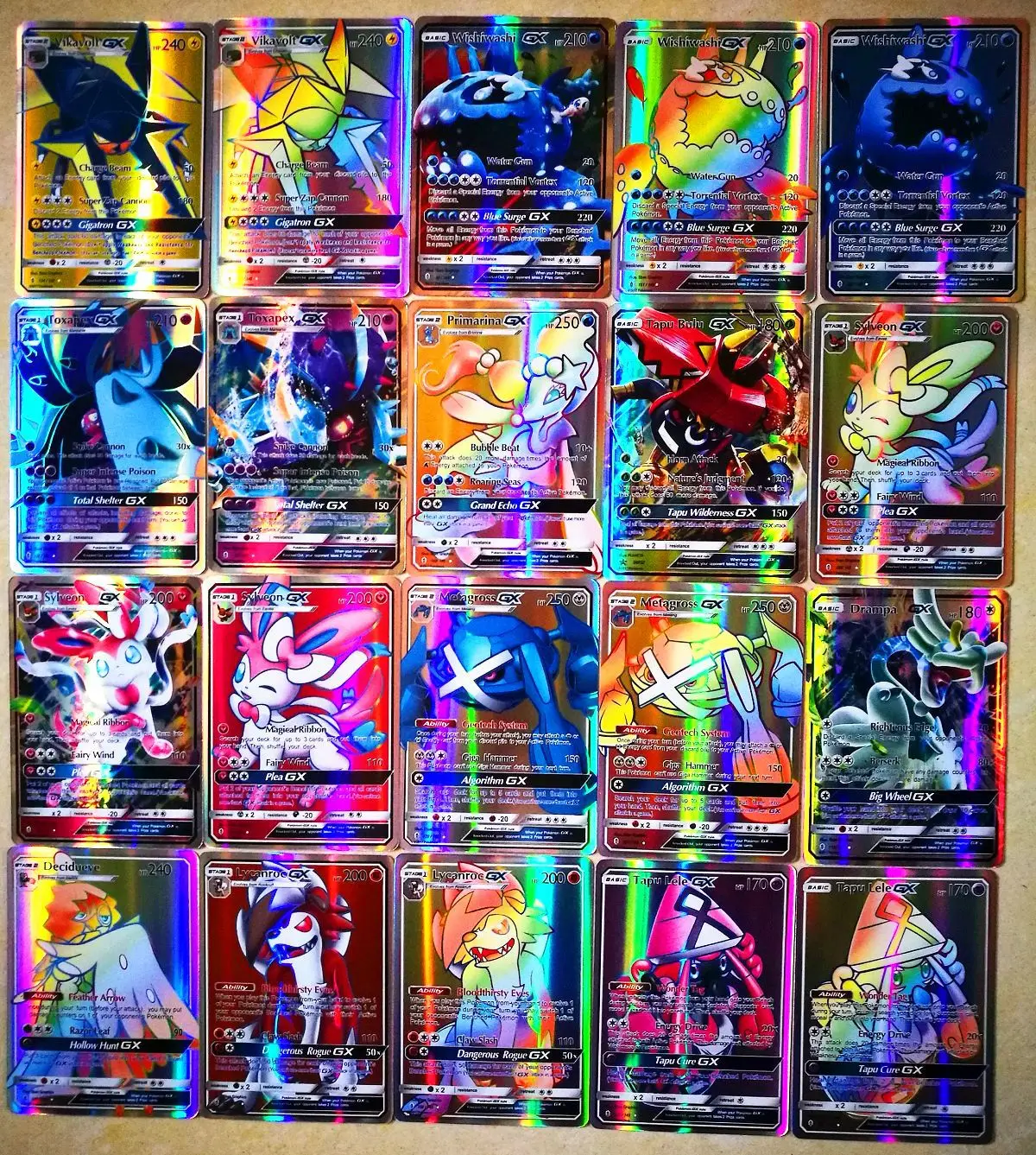 100 шт./компл. Pokemon TAKARA TOMY Trainer GX EX GA боевые игрушки хобби Хобби Коллекционные