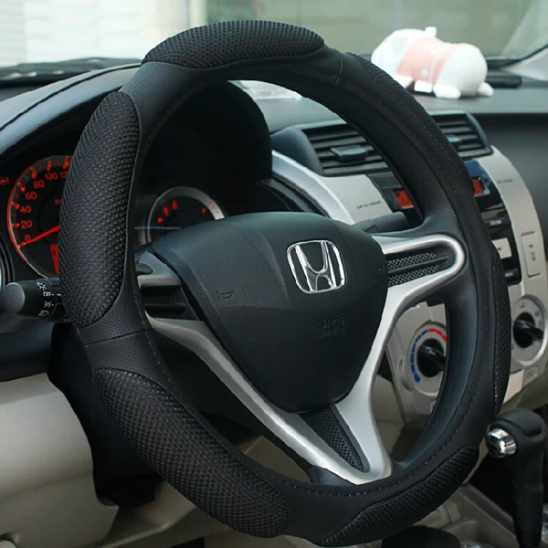 

universal car Steering Wheel Cover with clothcar sport Automobile steering wheel covers Car interior accessories 3D Desig