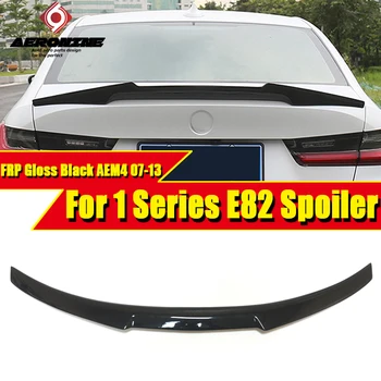 

Fits For BMW E82 Rear Spoiler Wing tail M4 style 1 Series 118i 120i 125i 128i 130i 135i FRP Gloss Black Spoiler Wing Lip 2007-13