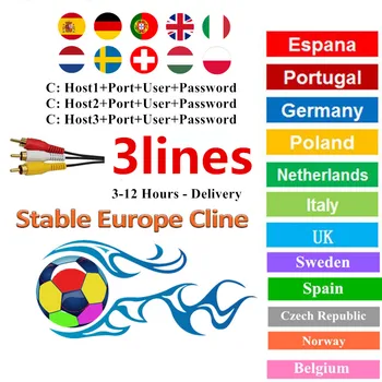 

Cccam Cline Europe espagne Portugal pologne Cccam serveur allemagne Cccam ciel Stable 3 lignes ccams pour récepteur Satellite