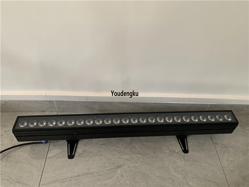 4pcs Dmx 24x10w rgbw 4in1 indoor light led wall washer 1M LED Wall Wash Bar Linear Flood Light