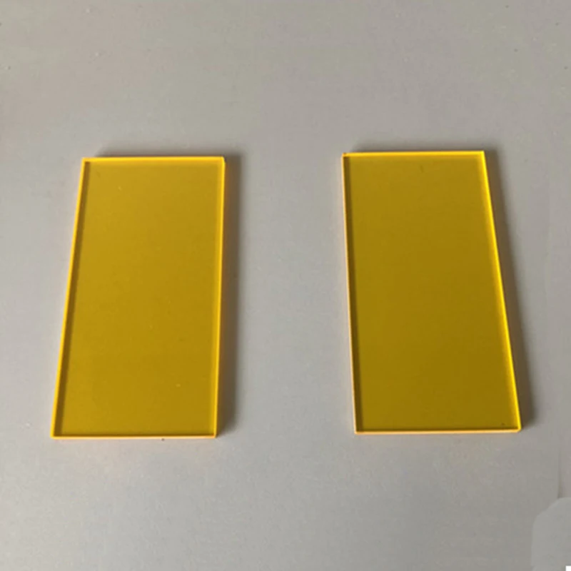 

1PC 30x60x2mm K9 Optical Glass Long Wavelength Pass Filter Cutoff Short-Wave Shorter Than 510nm