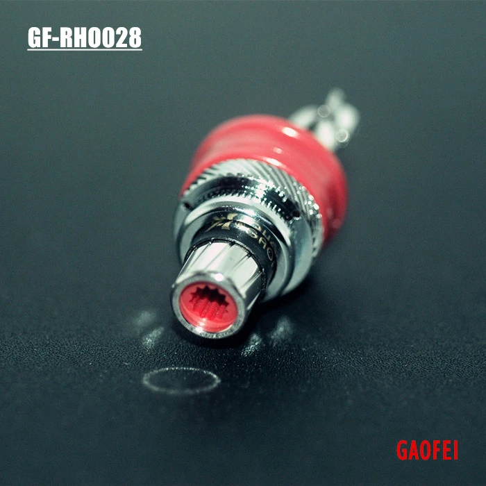 4 шт. Hi End усилитель звука GAOFEI HIFI из чистой меди с родиевым покрытием гнездовой