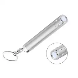 Круглый светодиодный мини-фонарь в форме Луны из алюминиевого сплава, брелок для ключей UL