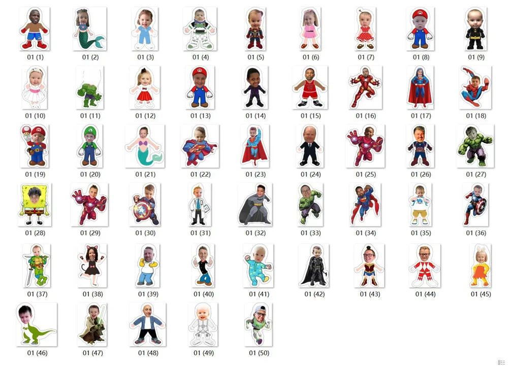 Custom Face Superhero Pillow