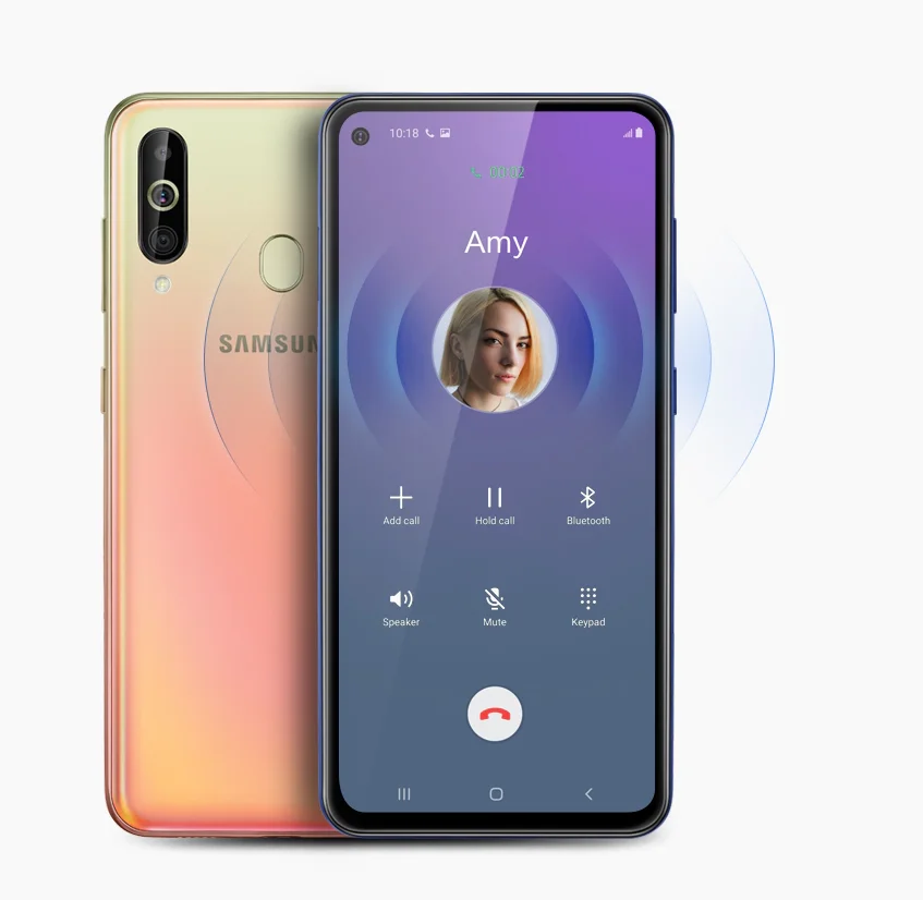 Samsung Galaxy A60 A6060 Dual Sim 6 Гб ram 64/128 ГБ rom LTE мобильный телефон Восьмиядерный 6," 4 камеры Snapdragon 675 NFC Смартфон