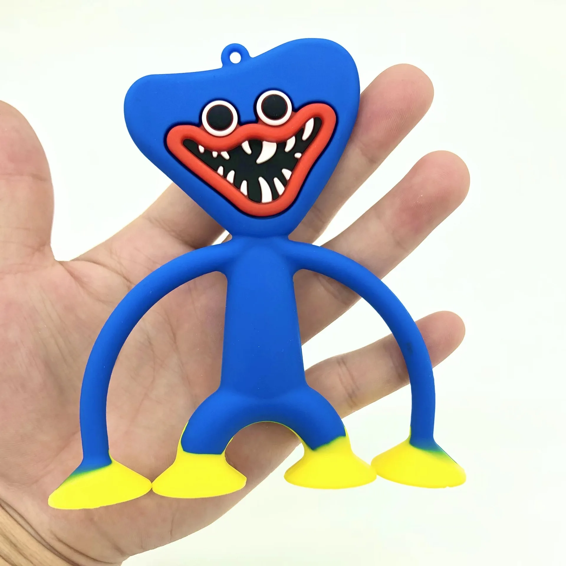 Poppy Playtime Huggy Wuggy brelok zawieszka Sucker Toy Doll Horror gra  Sucker wisiorek wystrój samochodu prezent na boże narodzenie dla mężcz  #8230 tanie i dobre opinie
