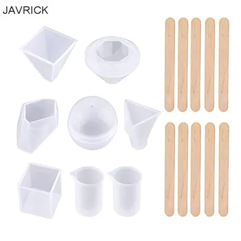 

Resin Molds Kit Large Silicone Epoxy Resin Molds Including Cube Pyramid Sphere