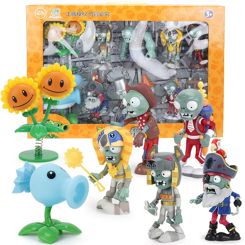 

Plants Vs Zombies Game Grim Reaper Sun God Pirate Captain Zombie Giant Pvc Action Figure Model Toy Gift For Boys