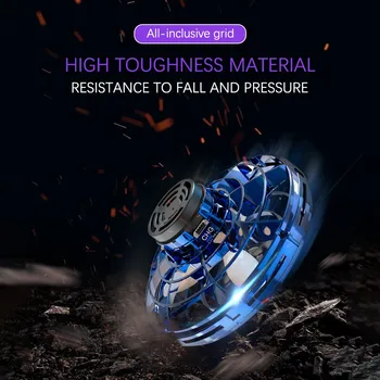 

Mini Drone Full Cover 3D Rolling Induction Drone Quadcopter Toy RTF Headless Mode Hover Aircraft LED Lights Kids Adult Toys Gift