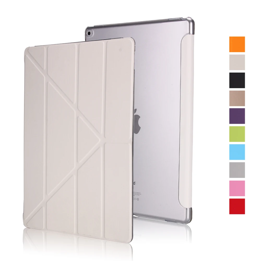 Чехол для iPad Pro 12,9 Smart Cover для iPad Pro 12,9 дюйма чехол с магнитной застежкой из искусственной кожи для iPad 12,9