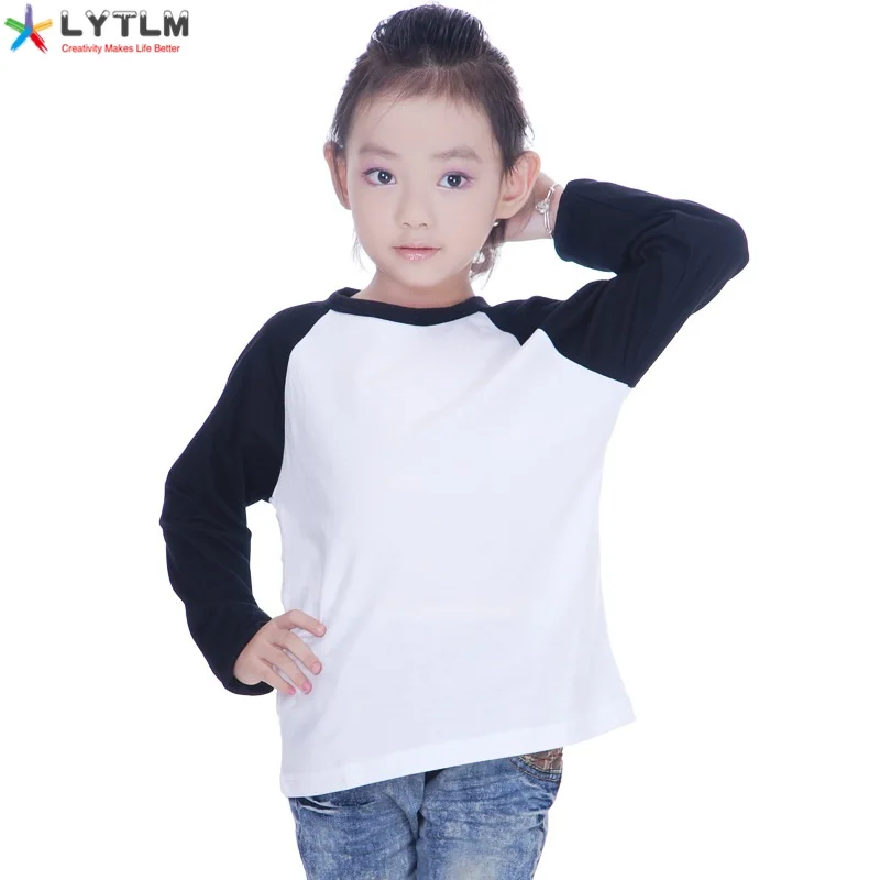 LYTLM Harajuku/Детская футболка с длинными рукавами, Модальные топы для девочек, зима, Infantil Menino, рубашки для девочек размер 8, Camiseta