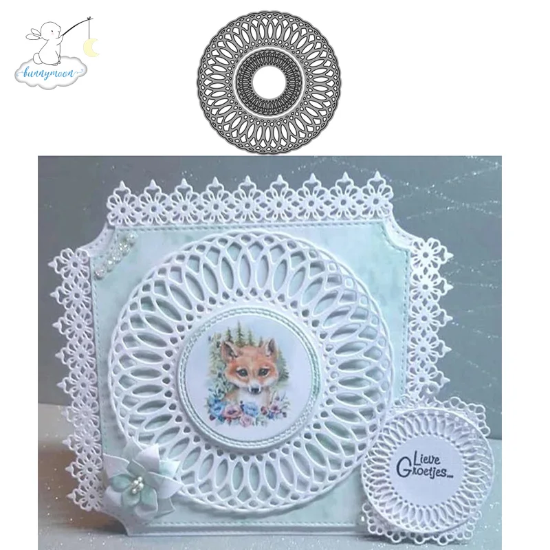 Bunnymoon Bird's nest металлические режущие штампы 3D DIY Скрапбукинг углеродный острый