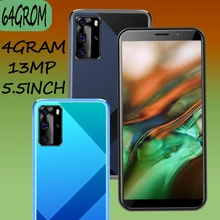 Smartphones 8c android celular 4g ram 64g rom face id desbloqueado 5.5 polegada tela telefones celulares 13mp hd sim duplo wifi