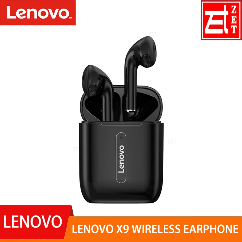 Оригинальные беспроводные Bluetooth-наушники Lenovo X9 V5.0 наушники с сенсорным