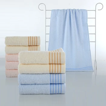 

Reusable 100% Cotton 3 Size Bath Towels Face Towel Natural Antibacterial Protection Makeup Remover Cleansing Face Wash Towel
