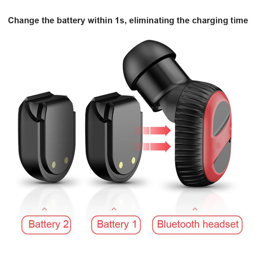 Мини беспроводные Bluetooth наушники в ухо Спорт с микрофоном гарнитура вкладыши для iPhone 7 8 X для samsung huawei Android